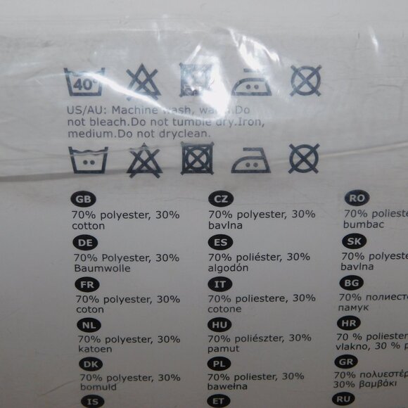 IKEA Mjolkort Tab Top Floral Curtain Panels 57 x 98 Blue/White NEW in Package - Picture 5 of 6